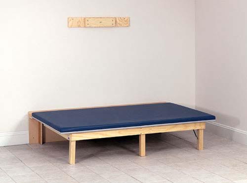 Wall Mounted Folding Mat Black Platform 4'W x 7'L x 18 H product image