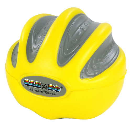 CanDo Digi-Squeeze Hand Exer Yellow Med Size X-Lt Strngth product image
