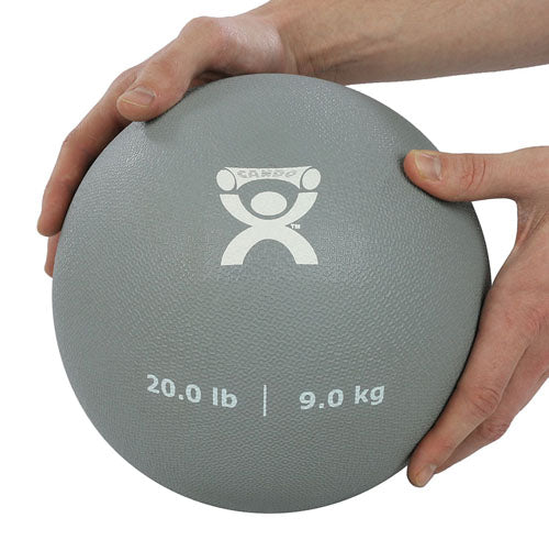 Plyometric Rebounder Ball 20 lb. Silver 9 Diameter product image