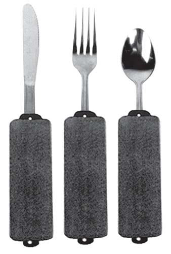 Built-Up Soft Handle Utensil Set/Teaspoon Fork and Knife product image