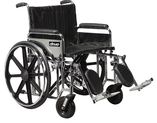 Wheelchair Bariatric 20 Wide w/Rem Desk Arms Elev Legrests product image