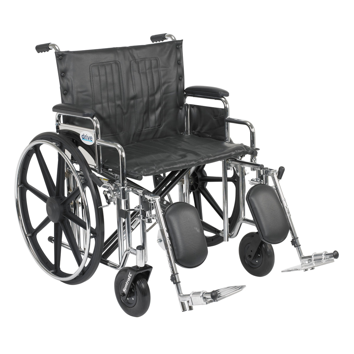 Bariatric Wheelchair Rem Desk Arms 24 Wide Elev Legrests product image