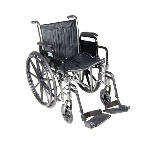 Wheelchair Fixed Arms 18 S/A F/Rests Dual Axle K1/K2 product image