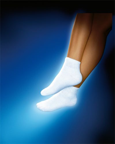 Sensifoot Mini Crew Socks White Medium product image