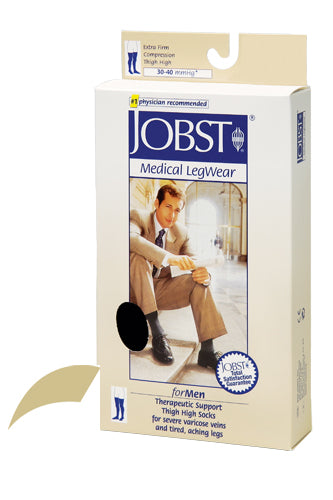 Jobst for Men 30-40 Thigh-Hi Khaki Large product image