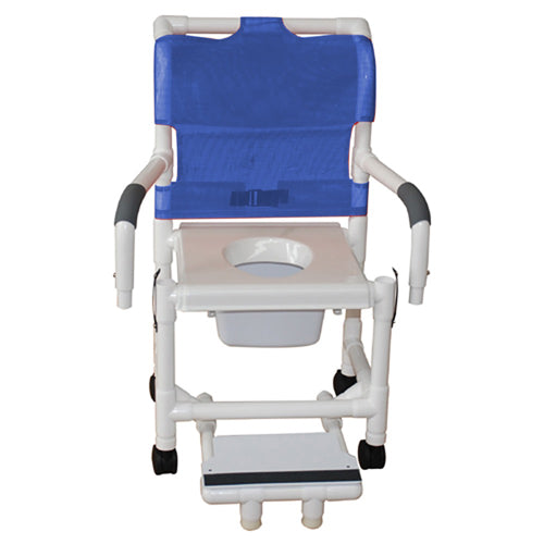 Shower Chair w/Vacuum Seat & Sliding Footrest product image