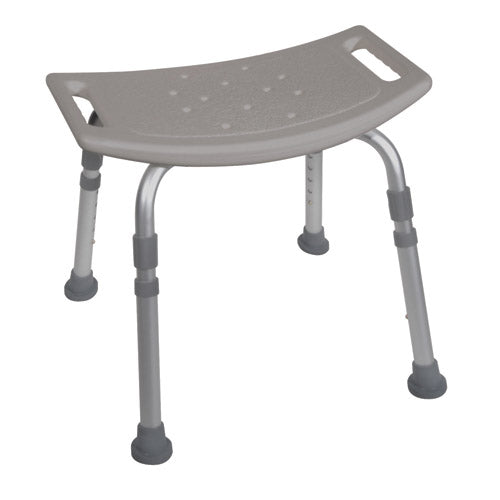 Shower Safety Bench W/O Back Tool-Free Assembly Grey product image