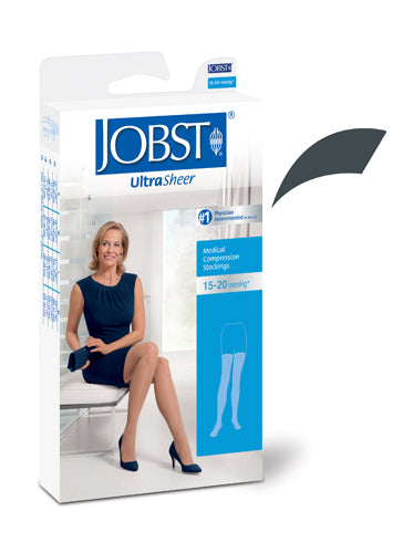 Jobst Ultrasheer 15-20 mmHg Thigh Hi Large (pr) Antracite product image