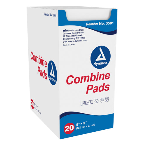 ABD Combine Pad Sterile 5 x9 1 tray (20 per tray) product image