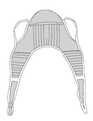 U-Sling Padded Polyester Large 38 x69 w/Head Support product image
