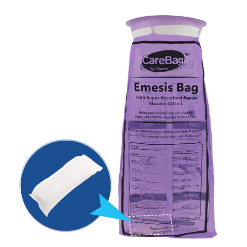 CareBag Emesis Bag w/Super Absorbent Pad Bx/20 product image