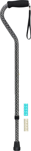 Designer Canes Color Combo Offset Handle Aluminum Cs/6 product image