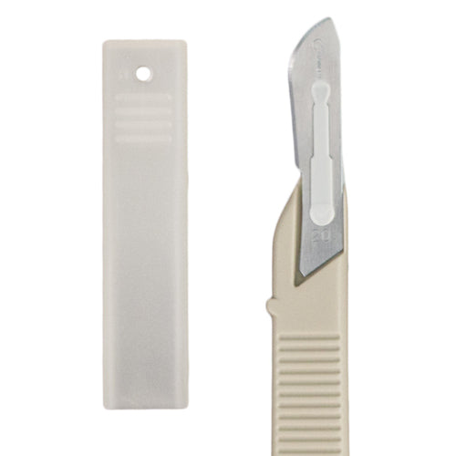 Scalpel #20 Disposable Generic Bx/10 w/Safety Guard product image