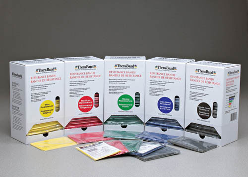 Theraband Dispenser Package Red 30-5' Bands product image