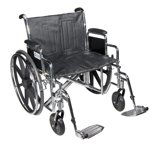 Wheelchair Std Dual-Axle 22 w/Rem Full Arms & Elev Legrest product image