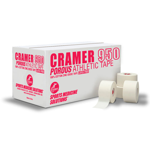 Athletic Tape Cramer 950 Porous 1 x 15 yd Case/48 product image
