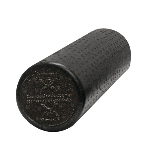 CanDo Foam Roller Black Compos Extra Firm Round 6 x 18 product image