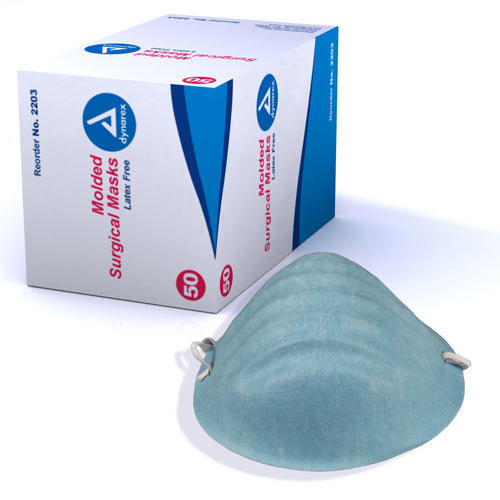 Surgical Cone Shaped Face Mask Bx/50 Blue product image