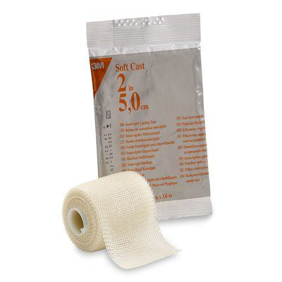 3M Scotchcast Soft Cast Tape 2 x 4 yd. White Bx/10 product image