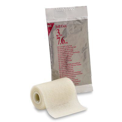 3M Scotchcast Soft Cast Tape 3 x 4 yd. White Bx/10 product image