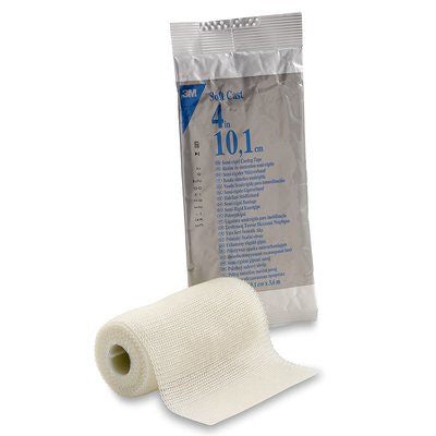 3M Scotchcast Soft Cast Tape 4 x 4 yd. White BX/10 product image
