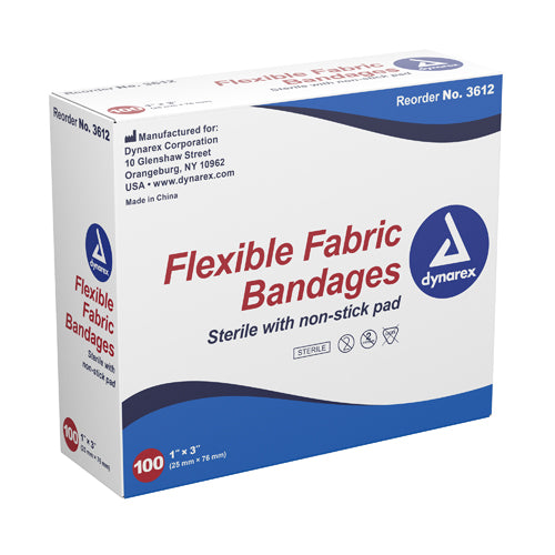 Flexible Fabric Adh Bandages Fingertip 1-3/4 x3 Bx/100 product image