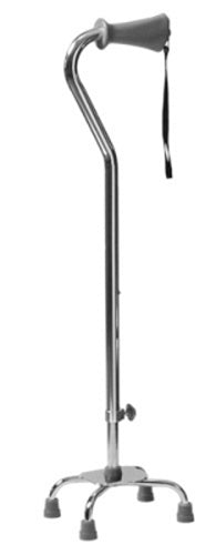 Lumex Quad Cane Sm Base Aluminum Finish product image