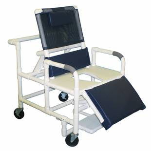 Shower Chair Bariatric PVC Reclining w/ELR product image