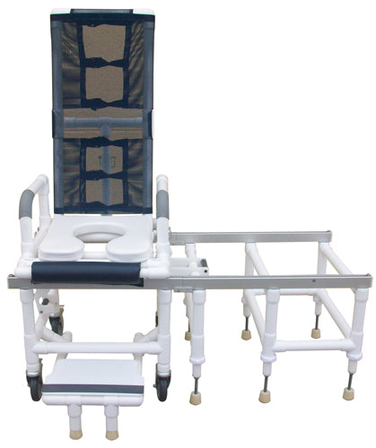 Tilt-N-Space Shower Chair PVC & Transfer Bench w/Safety Harn product image