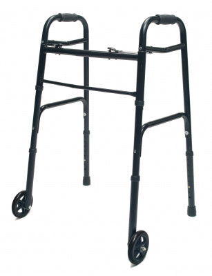 Walker Adult w/5 Wheels Folding Black Case of 2 product image