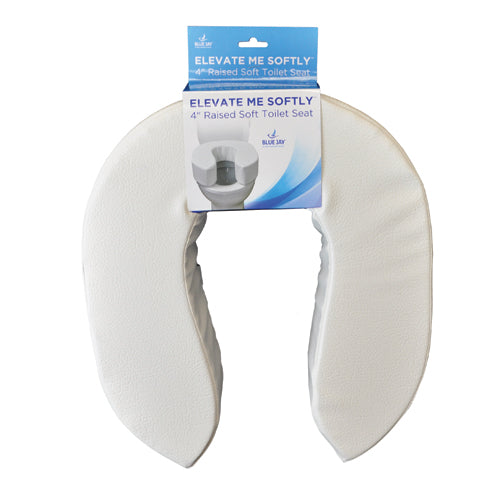 ELEVATE ME SOFTLY Blue Jay 4 Raised Soft Toilet Seat product image