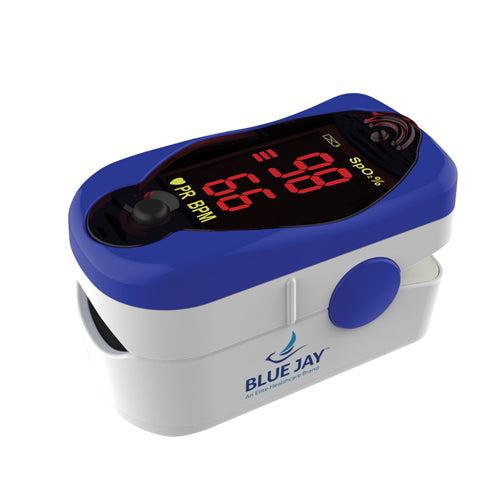 Comfort Finger Tip Pulse Oximeter Blue Jay Brand product image
