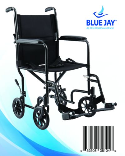 ROLL WITH ME 19 Steel Transport Wheelchair product image