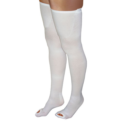 Anti-Embolism Stockings Sm/Lng 15-20mmHg Thigh Hi Insp. Toe product image