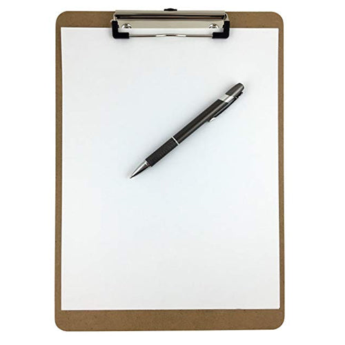 Clipboard 9 x 12š Hardboard Low Profile Clip product image