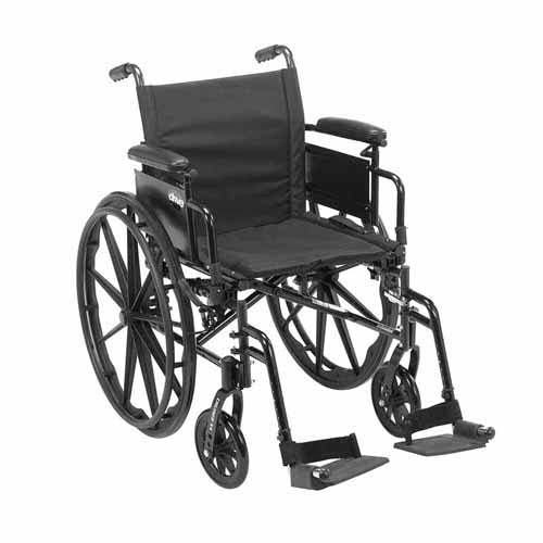 Cruiser X4 W/C 18 w/ELR & Ht Adj Flip-Back Desk Arms product image