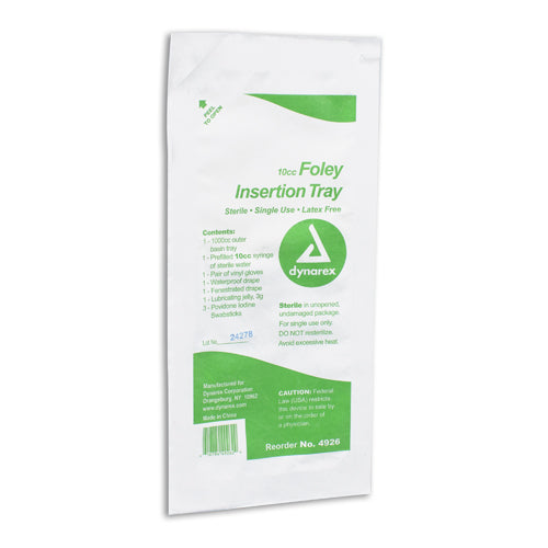 Foley Insertion Tray w/10cc Prefilled Syr Sterile 20/cs product image