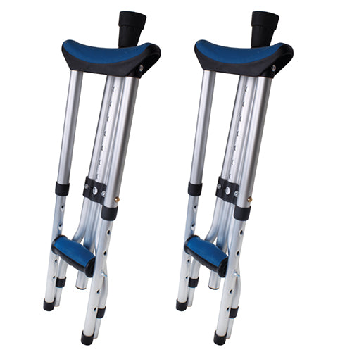 Carex Folding Crutches Pair Universal Size product image
