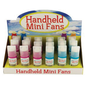 Handheld Mini Fans Countertop Display Pk/18 product image