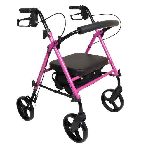 Rollator Aluminum Height Adjustable Pink product image