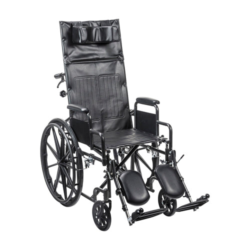 Silver Sport Recliner WC with Vinyl Upholstery/DDA 18 product image