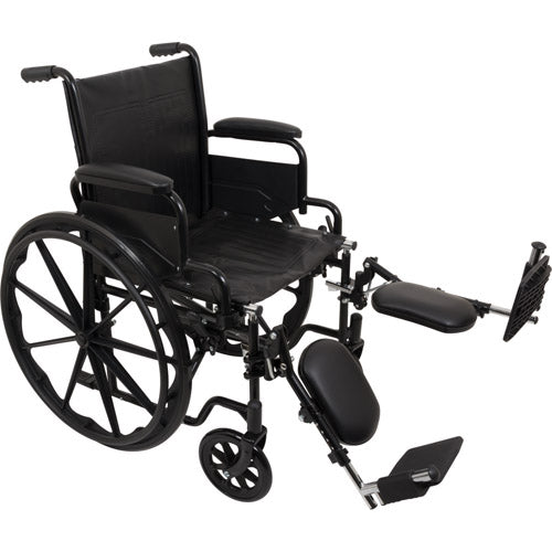 ProBasics K1 Ltwt Wheelchair 18 x16 Seat Flip DA ELR product image