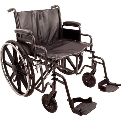 Wheelchair 22 W Removable Desk Length Arms Swing Away F.R product image