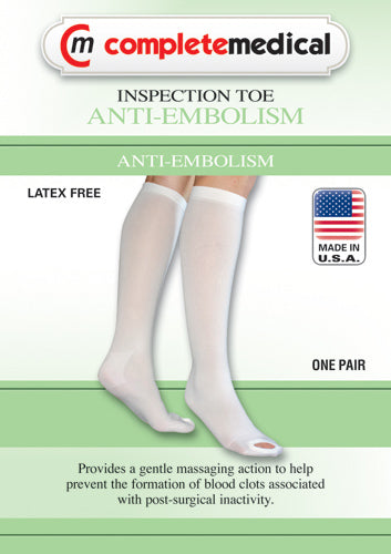 Anti-Embolism Stockings Xl/Lng 15-20mmHg Below Knee Insp Toe product image