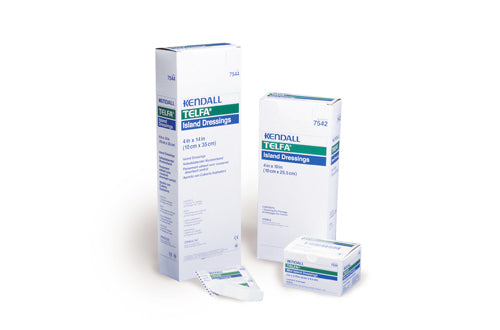 Telfa Adhesive Island Dressing 4 x 14 (Box/25) 2Bx/Case product image