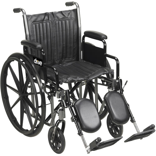Wheelchair 16 Dual Axle Detachable Full Arms ELR product image