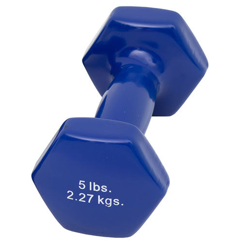 Dumbell Weight Color Vinyl Coated 5 Lb product image