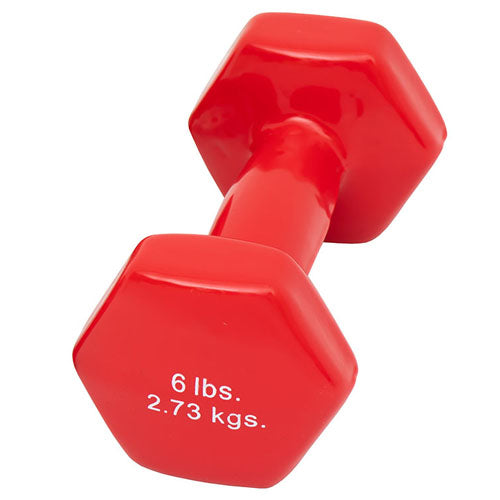 Dumbell Weight Color Vinyl Coated 6 Lb product image
