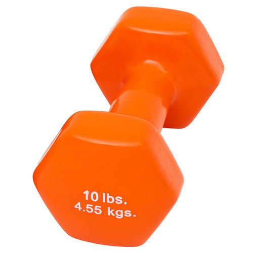 Dumbell Weight Color Vinyl Coated 10 Lb product image