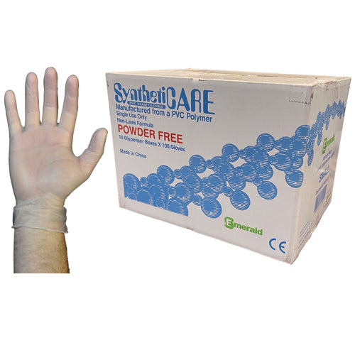 Vinyl Exam Gloves Powder-Free Cs/10 Boxes   Small product image